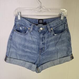 BDG Urban Outfitters Mom High Rise Cuffed Denim Shorts Size 29